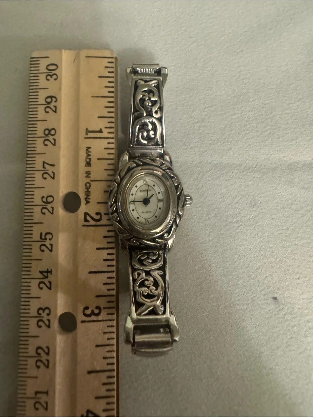 Rumors Women's Oval Bracelet Watch - Elegant Filigree